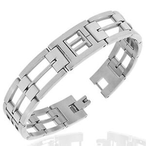 �y���������z�u���X���b�g�@�A�N�Z�T��?�@�v���J�f�i�f�W�F�~�jacero inoxidable tono plata cadena de eslabones signo zodaco gemini