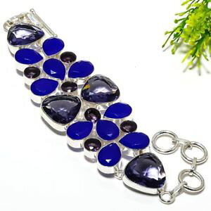 yzuXbg@ANZT?@AtJAWXgTt@CAWG[uXbg78african amethyst,blue sapphire gemstone handmade jewelry bracelet 78