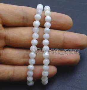 yzuXbg@ANZT?@t@bV[Xg[uXbg fashion 6mm white round natural high quality moonstone 15 braceletbaa267