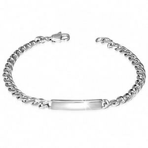 yzuXbg@ANZT?@Ao[g`F[uXbgXeXbVman albert chain bracelet stainless steel mesh curb 19 cm