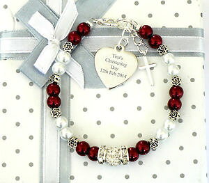 �y���������z�u���X���b�g�@�A�N�Z�T��?�@�v���}personalizzato battesimo prima comunione babtism inciso braccialetto