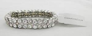 yzuXbg@ANZT?@`[^[Nur[YuXbgNAXgb`h^Ocharter club clear beaded stretch bracelet msrp 4450 * with tag*