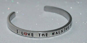 �y���������z�u���X���b�g�@�A�N�Z�T��?�@�n���h���C�h�u���X���b�gi love the walking dead handmade amp; polished bracelet