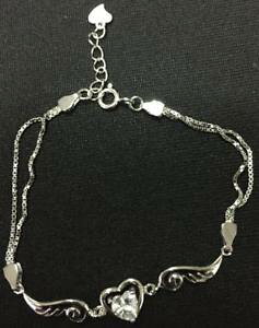 yzuXbg@ANZT?@asfr38310 925aile dange de coeur enavecWRbras fr38310 925 bracelet aile dange de coeur en argent sterling avec zircons b