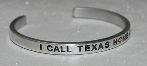 �y���������z�u���X���b�g�@�A�N�Z�T��?�@�e�L�T�X���S�n���h���C�h�u���X���b�gi call texas home with logo handmade amp; polished bracelet