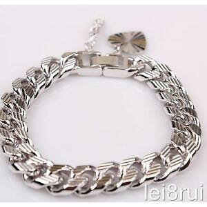 yzuXbg@ANZT?@erta 178cmcatenina placcato ororARbraccialettocuore regaloin erta 178cm catenina placcato oro bianco braccialetto con cuo