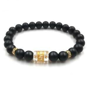 �y���������z�u���X���b�g�@�A�N�Z�T��?�@�`�x�b�g�}�b�g�u���X���b�gtibetan buddhism matte stone bracelet
