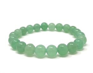 yzuXbg@ANZT?@p[r[YuXbgq[ONX^TCYgreen aventurine power bead bracelet healing crystal gemstones size choice