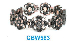 yzuXbg@ANZT?@Nflower copper women high power magnetic link bracelet