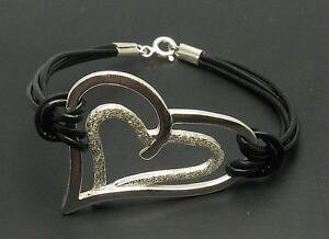 �y���������z�u���X���b�g�@�A�N�Z�T��?�@sterlingbracelet heart 925natural leather b000052sterling silver bracelet heart 925 natural leather b000052