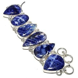 yzuXbg@ANZT?@nhChuXbgveritable sodalite gemstone jewelry handmade bracelet 78