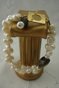 yzuXbg@ANZT?@j[listinglovely genuine white pearl smoky quartz8toggle bracelet listinglovely genuine white pearl smoky quartz 8 toggle