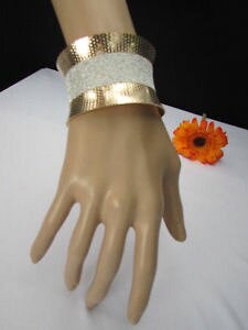 yzuXbg@ANZT?@women gold metal cuff fashion bracelet sparklingshiny glitter stripewomen gold metal cuff fashion bracelet sparkling silve