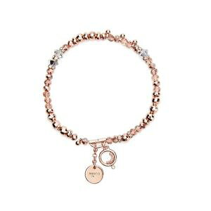 yzuXbg@ANZT?@TEir[Y[YS[hg[uXbgmimco sauna beaded rose gold tone stretchable bracelet authentic