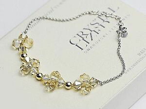 yzuXbg@ANZT?@X^[OVo[uXbgXtXL[925 sterling silver bracelet made with swarovski crystals