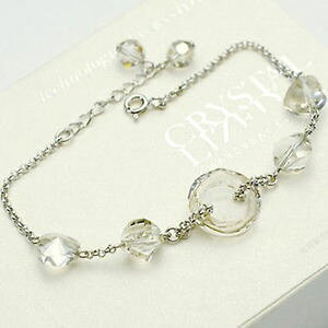 yzuXbg@ANZT?@X^[OVo[uXbgXtXL[925 sterling silver bracelet made with swarovski crystals