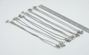 �y���������z�u���X���b�g�@�A�N�Z�T��?�@�v���[���X�l�[�N�`�F�[��whole 6pc 925 silver plated plain 25mm4mm snake chain anklet oe35584