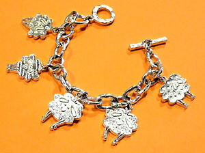 �y���������z�u���X���b�g�@�A�N�Z�T��?�@�u���X���b�g listingbijou biche de bere bracelet silver charms sheep tin