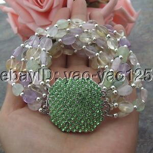 yzuXbg@ANZT?@XghAWXg[YNH[cVguXbgk050610 9 strands 8 amethyst rose quartz prehnite citrine bracelet