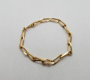 �y���������z�u���X���b�g�@�A�N�Z�T��?�@�r���e�[�W�u���X���b�ggold plated vintage bracelet length 19 cm refm 698