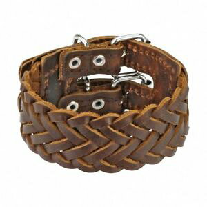 �y���������z�u���X���b�g�@�A�N�Z�T��?�@�u���X���b�g�_�u���x���gbracelet leather braided brown double belt