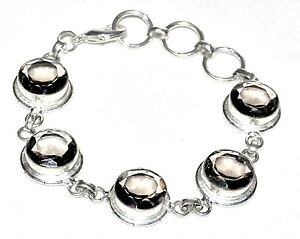 yzuXbg@ANZT?@uXbgt@bVWG[X[L[NH[csilver plated bracelet and brown stones fashion jewelry smoky quartz