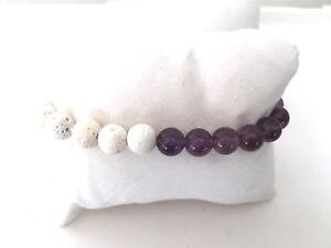 yzuXbg@ANZT?@r[YAWXgXgb`uXbgICfBt[U[A}es[white lava bead amp; amethyst stretch bracelet oil diffuser chakra aromatherapy
