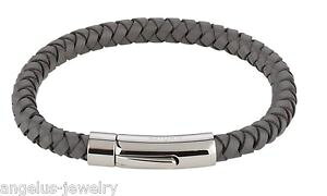 �y���������z�u���X���b�g�@�A�N�Z�T��?�@�i�C���O���[alraune, leatherab, 21cm, nile grey, edelstahlverschlu