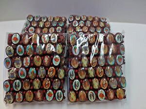 yzuXbg@ANZT?@bguXbgCGXGWFA[Xgb`lot 48 oval wooden stretch elasitic religious bracelet jesus angel mary