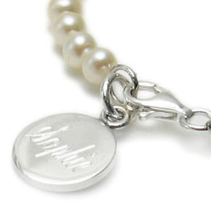 yzuXbg@ANZT?@X^[OVo[p[uXbgsterling silver childs engraved fw pearl bracelet