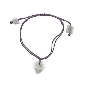 �y���������z�u���X���b�g�@�A�N�Z�T��?�@�X�g���b�vkanikanstrap sweetheart white jade artisan jewel