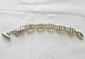�y���������z�u���X���b�g�@�A�N�Z�T��?�@�r���e�[�W�u���X���b�gvintage authentic dyrberg kern silvered metal bracelet