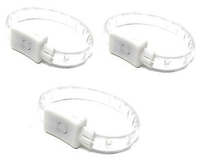 yzuXbg@ANZT?@T[hp[eBuXbg_X3 white led adjustable light up glowing flashing led party bracelet rave dance