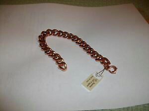 yzuXbg@ANZT?@Y`F[uXbgmens solid copper sturdy curb chain bracelet 9