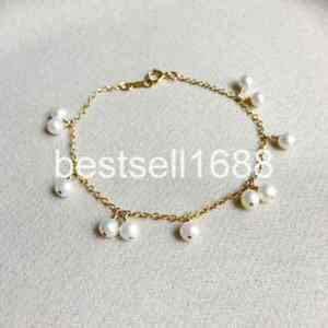 yzuXbg@ANZT?@EhzCgp[S[hX^[uXbggenuine nature round 45mm white pearl 14k gold star bracelet 7