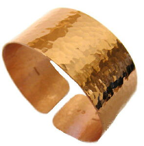 �y���������z�u���X���b�g�@�A�N�Z�T��?�@�f�U�C���J�t�u���X���b�g1 hammered design copper cuff bracelet hand made by vartaniusa