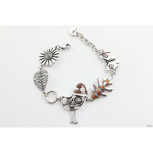 �y���������z�u���X���b�g�@�A�N�Z�T��?�@�|�b�v�A�b�vpulsera picoti picota,pjaro,lazo,hoja,lol bijoux,marrn popupbijoux