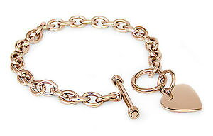 yzuXbg@ANZT?@XeXX`[[YS[hbLn[g^OuXbgstainless steel rose gold plated engravable heart tag bracelet 75