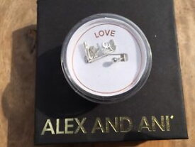 【送料無料】ブレスレット　アクセサリ—　アレックススターリングシルバーメタルラップリングnwt alex and ani 925 sterling silver love precious metal wrap ring
