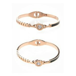 yzuXbg@ANZT?@NX^[YS[hJ[t@bVuXbgsparkly clear crystal decor rose gold color surgical steel fashion bracelet gift