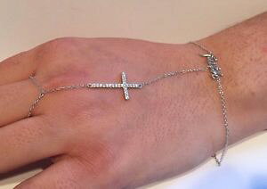 yzuXbg@ANZT?@X^[OVo[fB[XNXuXbgOANZg925 sterling silver ladies cross amp; word faith bracelet ring w 75 ct accents