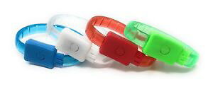 yzuXbg@ANZT?@CgO[J[CguXbgfBXRp[eBp[eBobO4 to 96 led light up glow colour flashing light bracelet disco party party bag