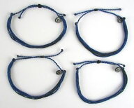 【送料無料】ブレスレット　アクセサリ—　プラビダブレスレットlot of 4 pura vida deep blue sea brace…