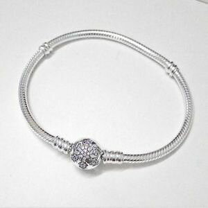 �y���������z�u���X���b�g�@�A�N�Z�T��?�@�X�^�[�����O�V���o�[�X�l�[�N�`�F�[�����C���X�g�[���X�m�[�t���[�N�N���b�v�u���X���b�g100 925 sterling silver snake chain rhinestone snowflake clip european b