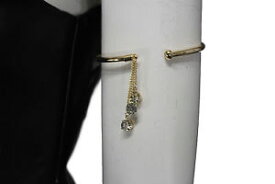 【送料無料】ブレスレット　アクセサリ—　メタルハイアームカフブレスレットファッションジュエリードロップwomen gold metal high arm cuff bracelet fashion jewelry skinny wrap around drop