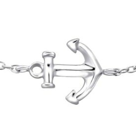 【送料無料】ブレスレット　アクセサリ—　アンカーブレスレットsilver anchor bracelet