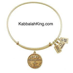 yzuXbg@ANZT?@AJS[huXbguXbgwind amp; fire daughter in law charm gold bracelet expandable bracelet made in usa