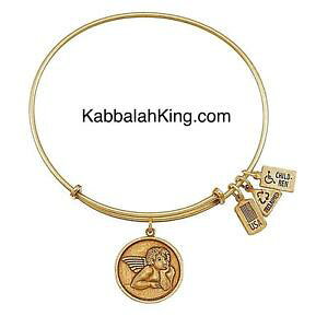 �y���������z�u���X���b�g�@�A�N�Z�T��?�@�A�����J���t�@�G���X�g���b�`�u���X���b�g�S�[���h�u���X���b�gwind amp; fire raphael angel charm stretch bracelet gold bracelet made in usa