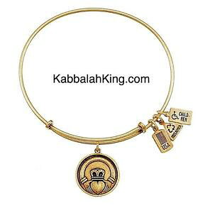 �y���������z�u���X���b�g�@�A�N�Z�T��?�@�A�����J�b�h�N���_�S�[���h�f�B�X�N�u���X���b�g�u���X���b�gwind amp; fire claddagh gold disc charm bracelet extendable bracelet made in usa