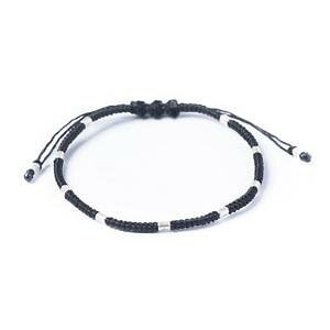 【送料無料】ブレスレット アクセサリ? デカレンアルジェントノワールブレスレット81stgeneration tribu de karen argent noir cire perle de fleur bracelet damitie
